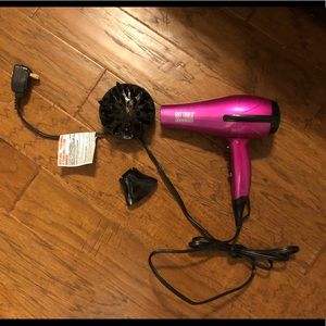Hot pink Hot Tools blow dryer